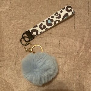 White keychain